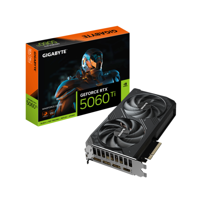 GIGABYTE GeForce RTX 5060 Ti WINDFORCE OC 16G NVIDIA GIGABYTE GeForce RTX 5060 Ti WINDFORCE OC 16G NVIDIA