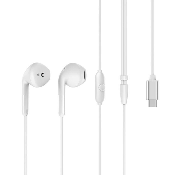 Muvit Auriculares E58 USB Tipo C Sostenibles con Micrófono y Cable de 1.2m 0 Muvit Auriculares E58 USB Tipo C Sostenibles con Micrófono y Cable de 1.2m 0