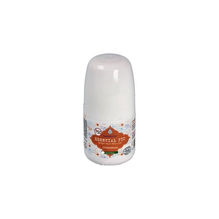 ESENTIAL AROMS Esential Pic Body Milk Roll-On 50ml Hidratante Natural EcoCert con Citronela y Árbol del Té