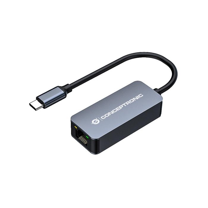 Conceptronic Adaptador USB-C 3.2 Gen1 a RJ45 2.5Gb Wake-on-Lan Compatible Nintendo Switch Conceptronic Adaptador USB-C 3.2 Gen1 a RJ45 2.5Gb Wake-on-Lan Compatible Nintendo Switch