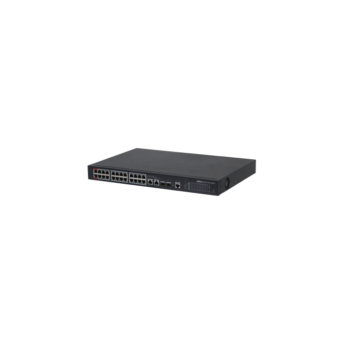 (Dh-Pfs4226-24Et-360-V3) Dahua Switch L2 Hi-Poe 2.0 Gestionable 24 Puertos 10/100 + 2 Uplink Combo Gigabit/Sfp 1