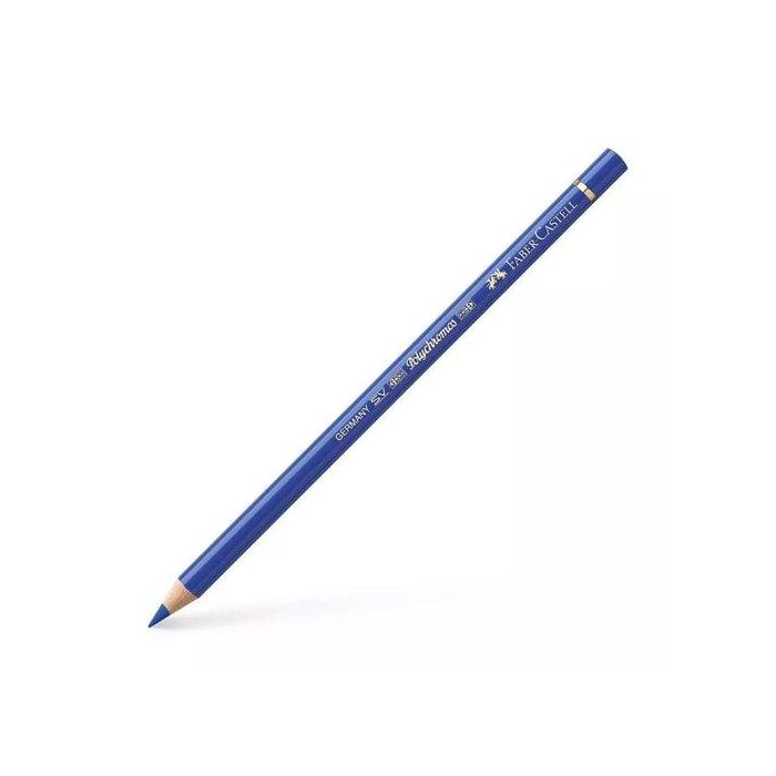 Lapices De Colores Faber-Castell Polychromos Unicolor Azul Cobalto 6 unidades