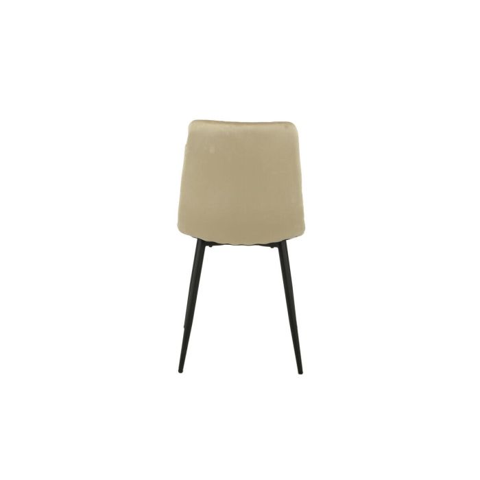 Silla Romimex Beige Terciopelo Metal 45 x 89 x 55 cm 1