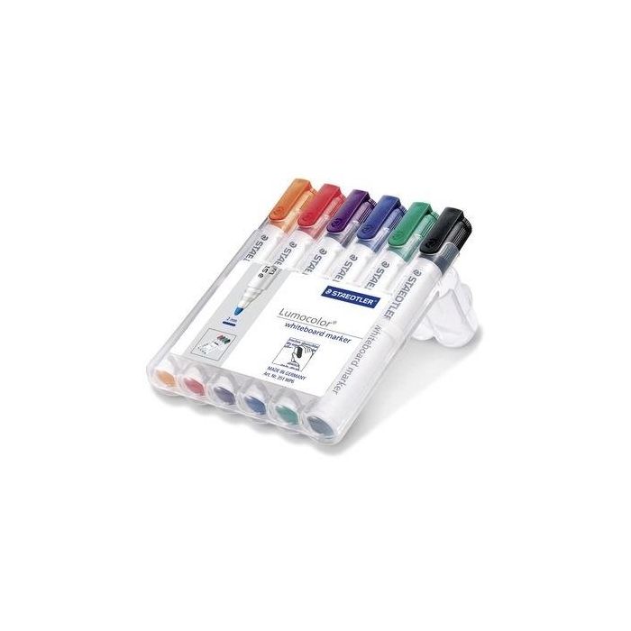 Staedtler Estuche 6 pzas Lumocolor Whiteboard Marker 351 WP6 0 Staedtler Estuche 6 pzas Lumocolor Whiteboard Marker 351 WP6 0