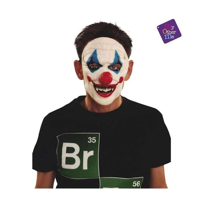 My Other Me Máscara de Payaso de Látex para Adulto - Diseño Media Cara, Talla Única, Accesorio de Disfraz 0 My Other Me Máscara de Payaso de Látex para Adulto - Diseño Media Cara, Talla Única, Accesorio de Disfraz 0