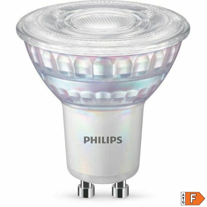 Philips Bombilla LED GU10 Equivalente 50W, Regulable, Vidrio, Juego de 2 1 Philips Bombilla LED GU10 Equivalente 50W, Regulable, Vidrio, Juego de 2 1
