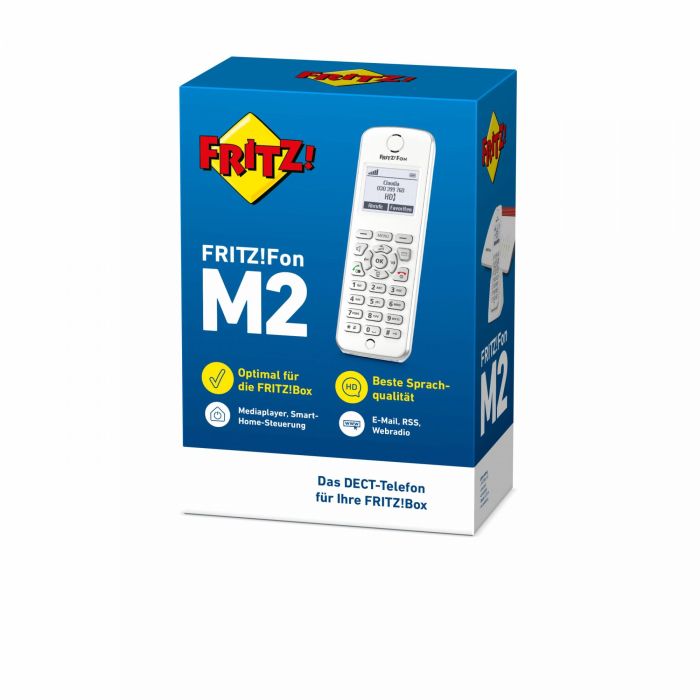AVM FRITZ!Fon M2 Teléfono DECT Inalámbrico Manos Libres Identificador de Llamadas Blanco 3 AVM FRITZ!Fon M2 Teléfono DECT Inalámbrico Manos Libres Identificador de Llamadas Blanco 3