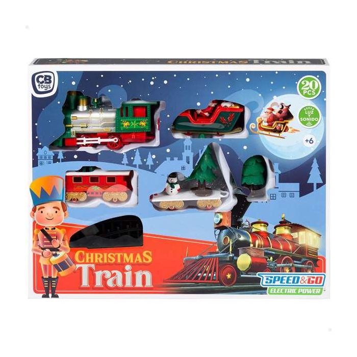 Tren electrico navidad con luz y sonido. 20 piezas. 91x44x30 cm 2