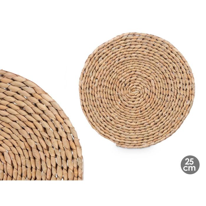 Salvamantel Kinvara 25x25 cm, fibra natural de maíz, color natural (36 Unidades) Salvamantel Kinvara 25x25 cm, fibra natural de maíz, color natural (36 Unidades)