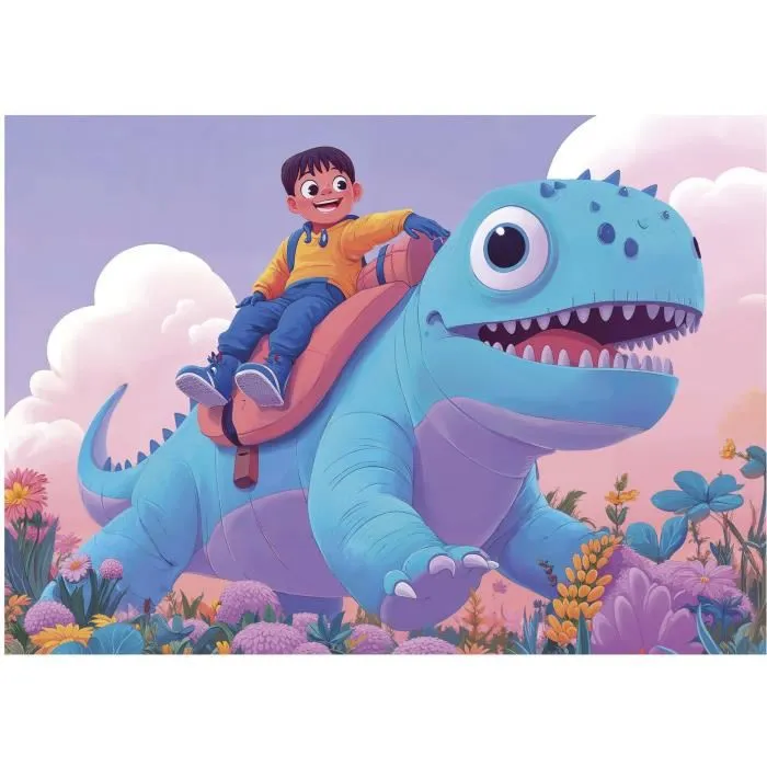 Educa Puzzle Simpáticos Dinos 20-40-60-80 Piezas 4