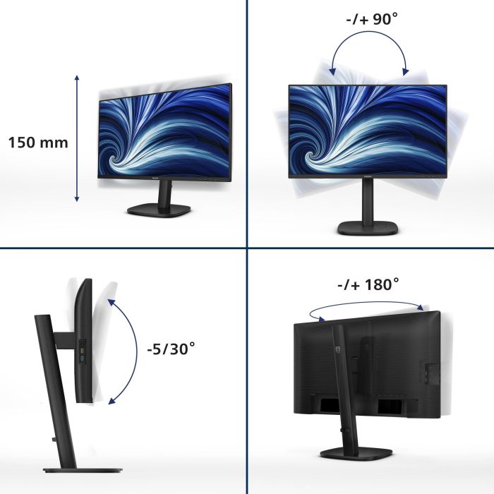 Philips 60.5cm (23.8") 24B2U3301 16:09 HDMI+DP+USB-C IPS 1