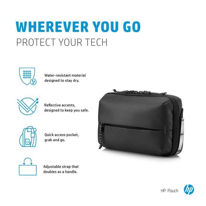 HP Funda Deportiva Resistente al Agua para Dispositivos Electrónicos con Detalles Reflectantes, Bolsillo Acceso Rápido y Correa Ajustable 6 HP Funda Deportiva Resistente al Agua para Dispositivos Electrónicos con Detalles Reflectantes, Bolsillo Acceso Rápido y Correa Ajustable 6
