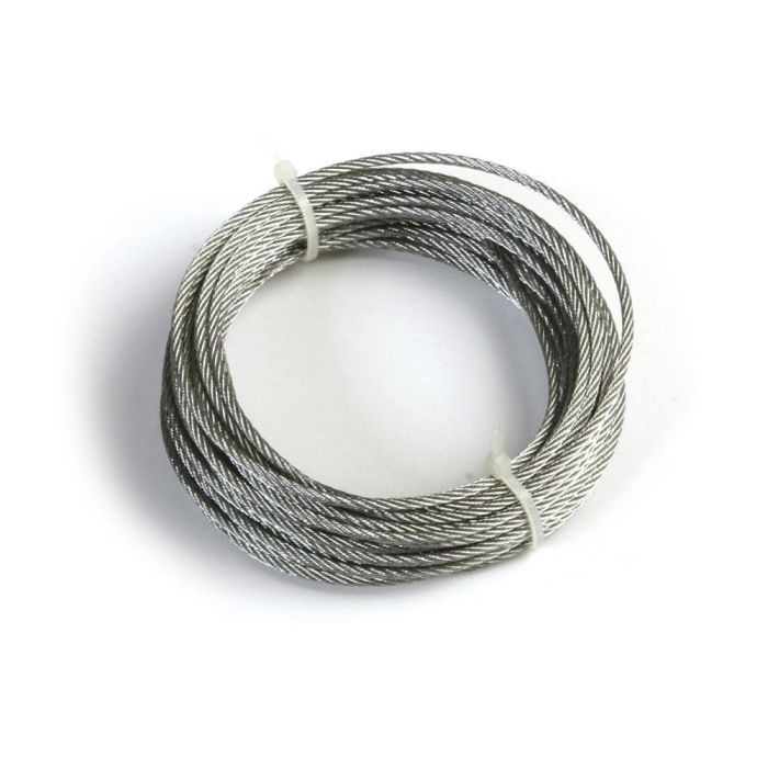 Cambesa Cable 1432 2 mm x 6 m Acero Zincado Cromado 0 Cambesa Cable 1432 2 mm x 6 m Acero Zincado Cromado 0