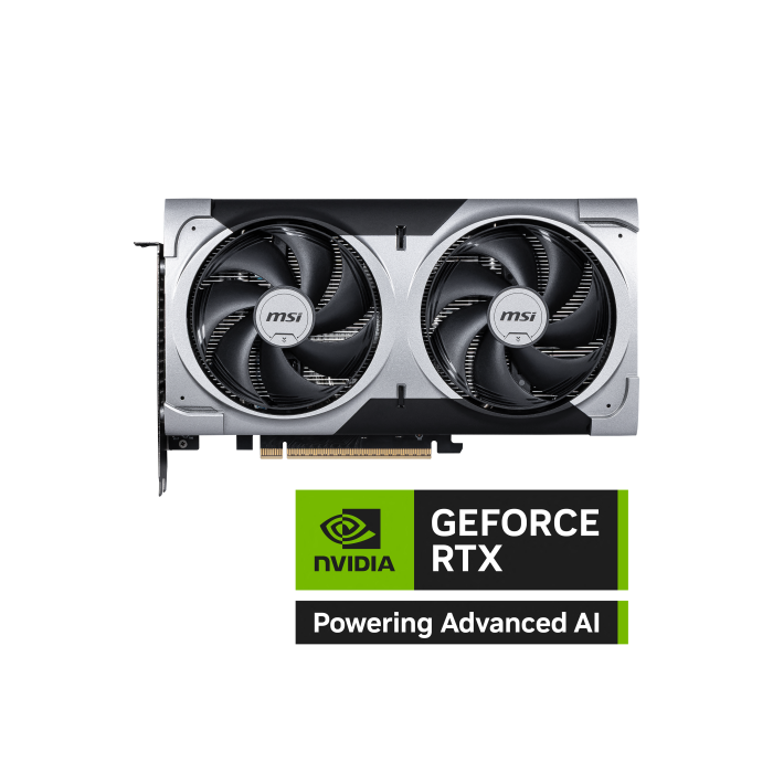 MSI 912-V535-005 Tarjeta Gráfica NVIDIA GeForce RTX 5060 Ti VENTUS 2X OC PLUS 16 GB GDDR7 PCIe 5.0 1