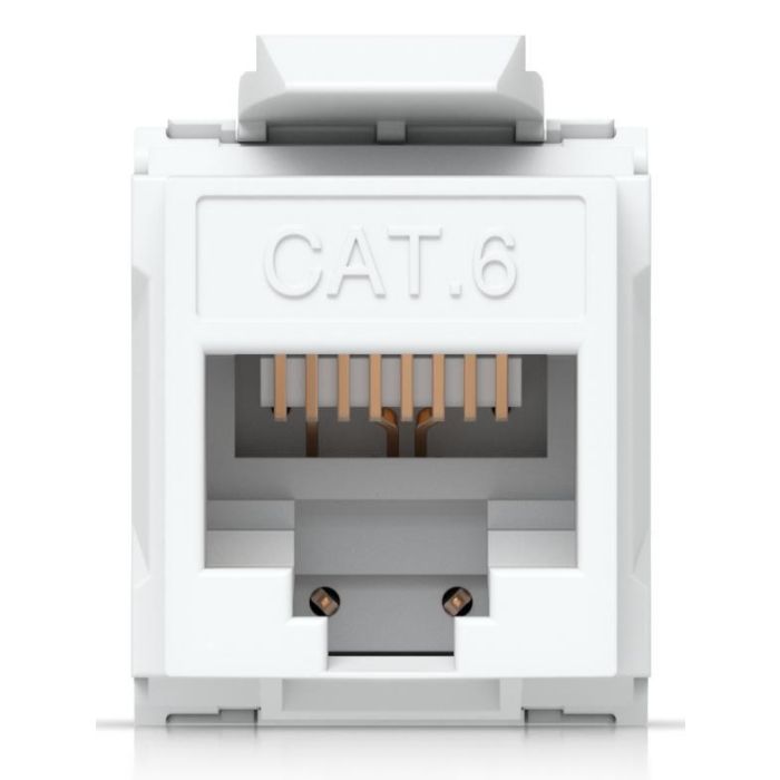 Ubiquiti Cat6 Keystone Jack sin Herramientas para Terminación Rápida de Cables Ethernet, Pack de 12 Unidades 7 Ubiquiti Cat6 Keystone Jack sin Herramientas para Terminación Rápida de Cables Ethernet, Pack de 12 Unidades 7