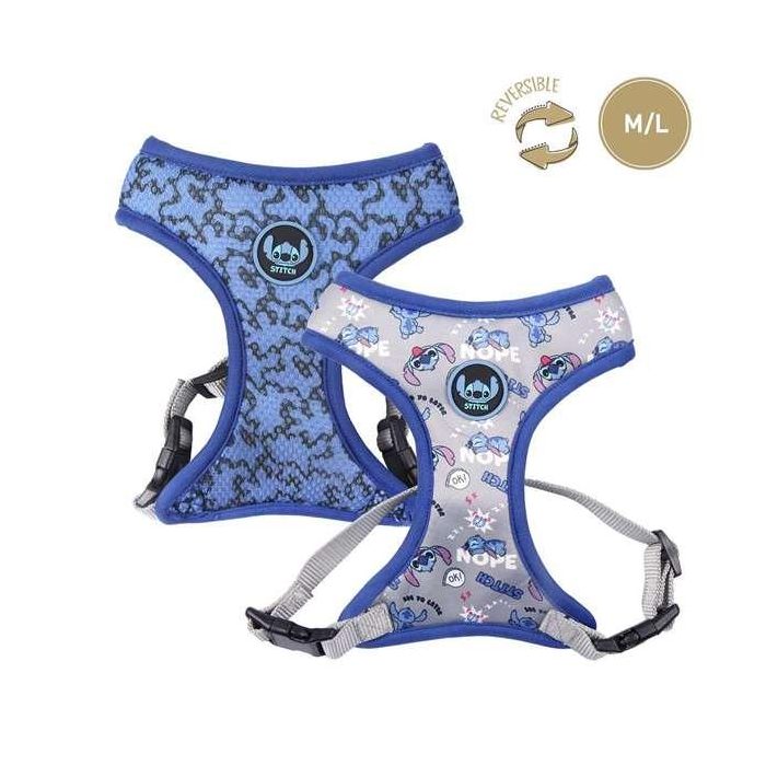 Cerdá T4M:M/L Arnés para Perros Stitch Talla M-L Azul Oscuro 1 Cerdá T4M:M/L Arnés para Perros Stitch Talla M-L Azul Oscuro 1
