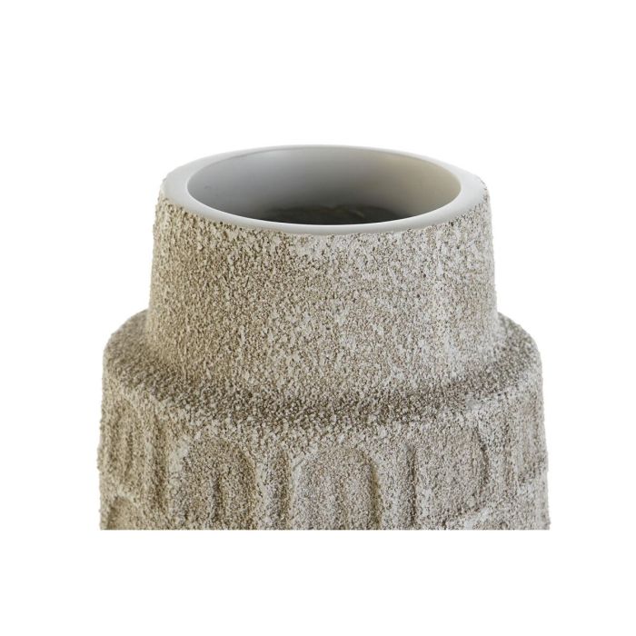 DKD Home Decor Jarrón Romántico de Resina Blanco 18 x 52 x 18 cm 2
