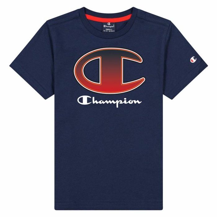 Camiseta de Manga Corta Infantil Champion Crewneck T-Shirt B Azul marino 5-6 Años 0 Camiseta de Manga Corta Infantil Champion Crewneck T-Shirt B Azul marino 5-6 Años 0