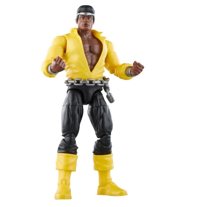 Hasbro Marvel Legends Luke Cage Power Man Figura de Acción 15 cm con Accesorios y Pieza para Construir 4