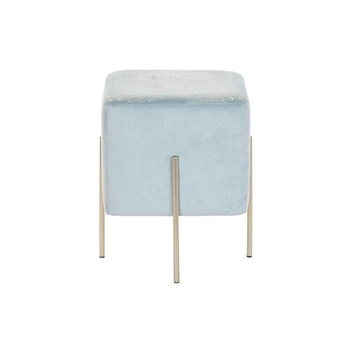 Reposapies Glam DKD Home Decor Azul Celeste Dorado 34 x 40 x 34 cm 2 Reposapies Glam DKD Home Decor Azul Celeste Dorado 34 x 40 x 34 cm 2