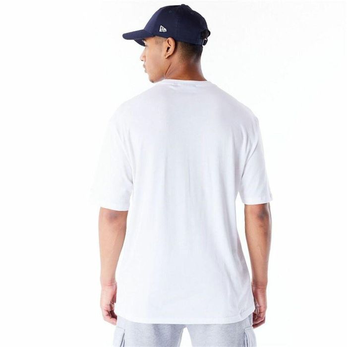 Camiseta de Manga Corta Hombre New Era MLB FOOD GRPHC OS New York Yankees Blanco 4