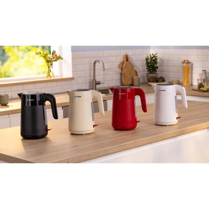 Hervidor - BOSCH - TWK2M161 MyMoment - Blanco mate - indicador de taza - nivel de agua visible en el mango 4