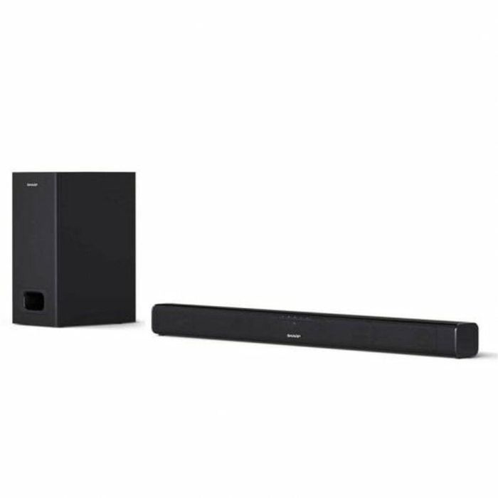 BARRA DE SONIDO SHARP HT-SBW110 - 180W (SUBWOOFER 30W RMS) - CANALES 2.1 - BLUETOOTH 4.2 - ÓPTICA - HDMI - AUX IN - MANDO A DISTANCIA
