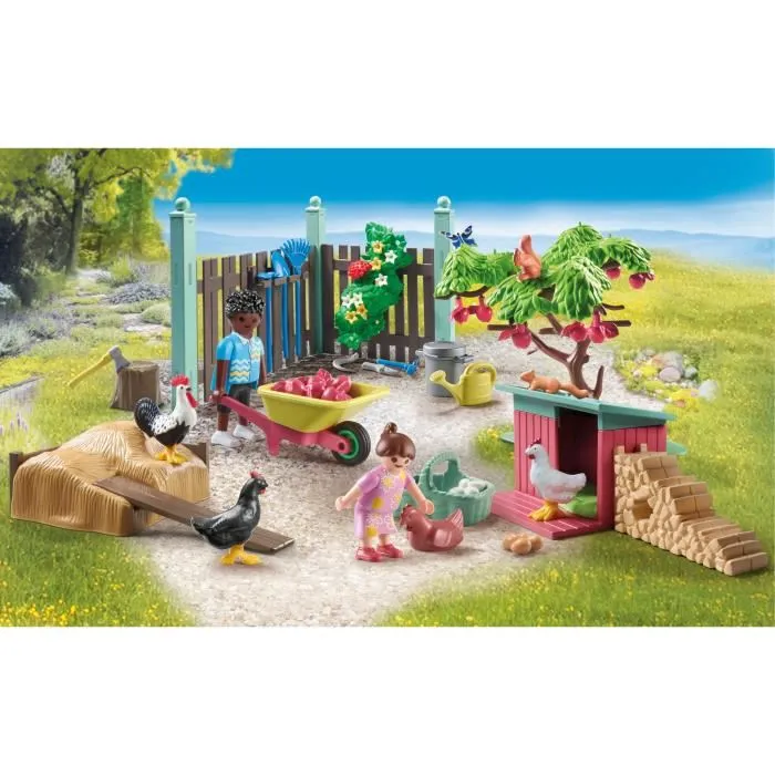 Playmobil Gallinero y Jardín 71510 Mi Vida 1