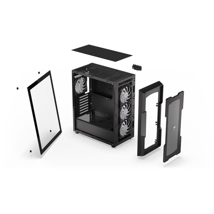 Endorfy Regnum 400 ARGB Black - Caja Torre PC ATX/Micro-ATX/Mini-ITX con Iluminación Multi y Ventana Lateral de Vidrio Templado 21 Endorfy Regnum 400 ARGB Black - Caja Torre PC ATX/Micro-ATX/Mini-ITX con Iluminación Multi y Ventana Lateral de Vidrio Templado 21