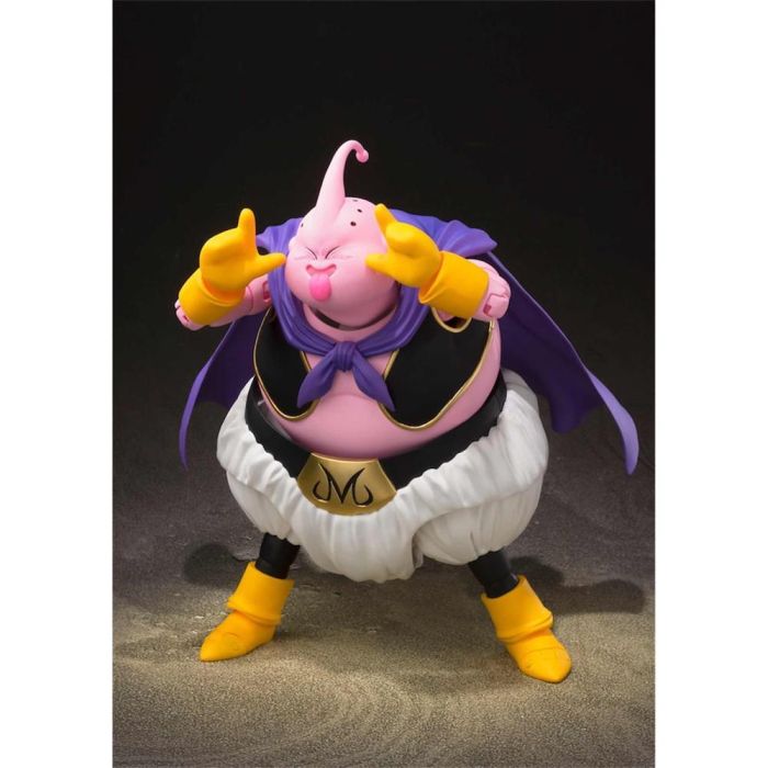 Bandai S.H. Figuarts Majin Boo Good Dragon Ball Z Figura Articulada 18cm con Manos y Caras Intercambiables, Chocolate 1