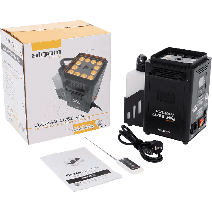 Máquina Compacta De Humo Vertical Led - 1200W Algamlight 10 Máquina Compacta De Humo Vertical Led - 1200W Algamlight 10