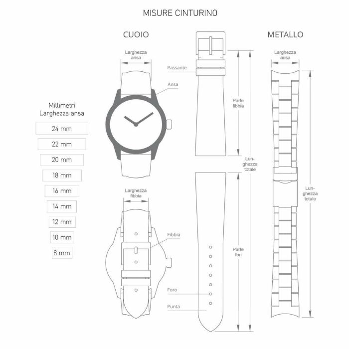 Correa para Reloj Morellato A01X4910B44886CR24 24 mm 1 Correa para Reloj Morellato A01X4910B44886CR24 24 mm 1