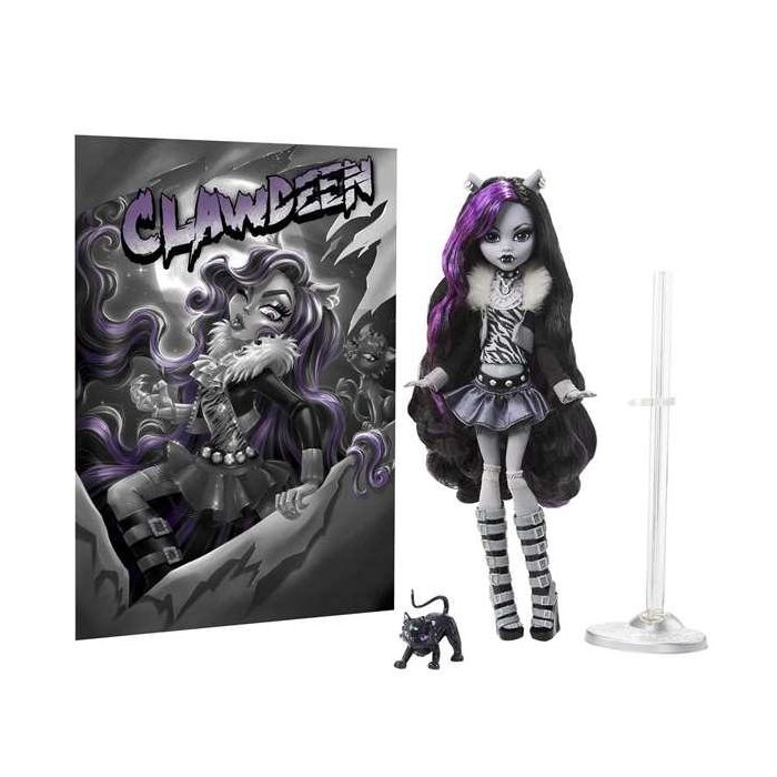 Muñeca monster high reel drama clawdeen en blanco y negro. 1 Muñeca monster high reel drama clawdeen en blanco y negro. 1