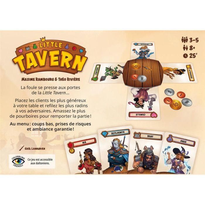 Ac-Déco ACD1696451197864 Juego de mesa Little Tavern familiar 2