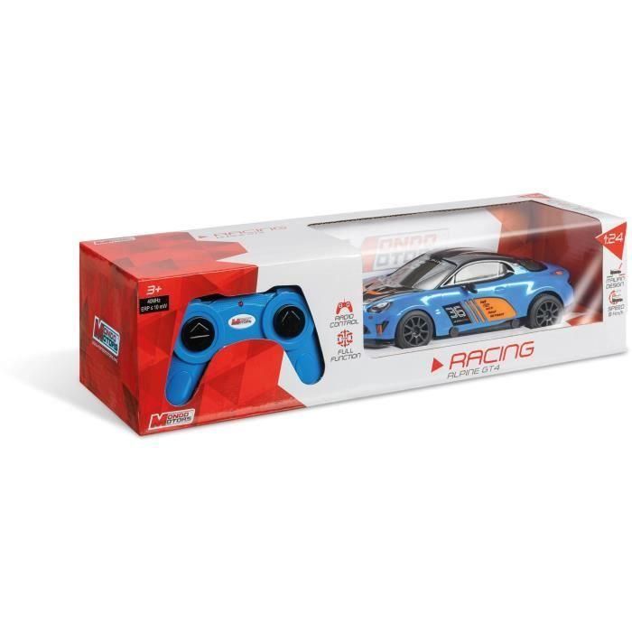 Mondo Motors MON8001011636068 Coche teledirigido Alpine A110 GT4 Escala 1:24 Azul 1