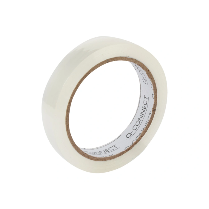 Q-connect Cinta Adhesiva Transparente Encelofanada 66 mt x 19 mm 2