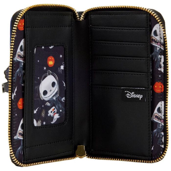 Cartera Jack Skellington Pesadilla Antes de Navidad Disney Loungefly 5