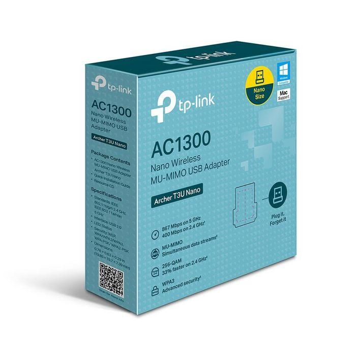 Adaptador USB Wifi TP-Link Archer T3U Nano 3 Adaptador USB Wifi TP-Link Archer T3U Nano 3