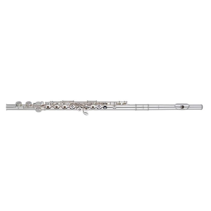 Pearl Flute Flauta Travesera Quantz Brezza B525Re-Hc Plata Maciza, Platos Abiertos, Mi