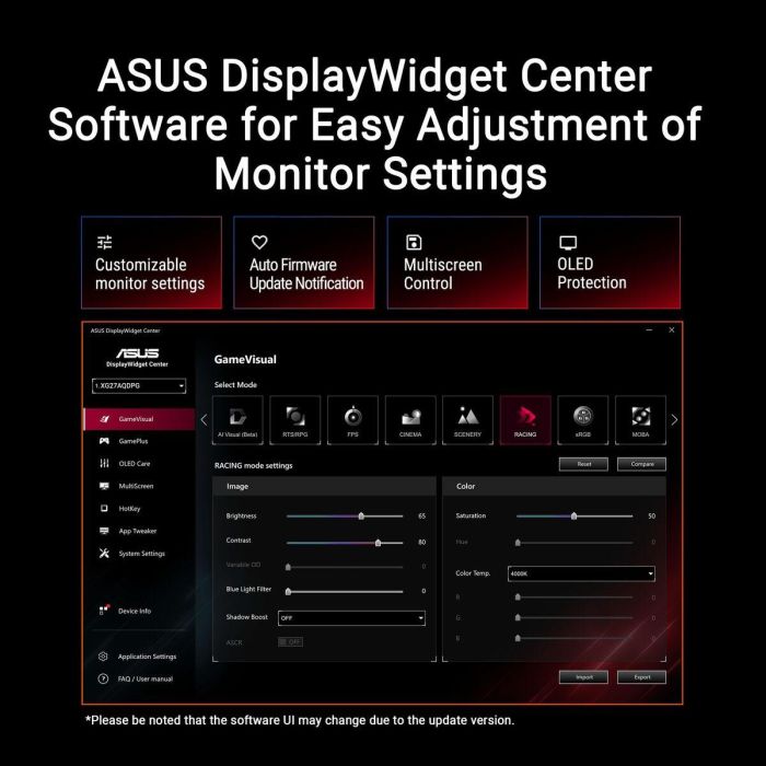 Monitor Gaming Asus 90LM0B60-B01371 27" Quad HD 8 Monitor Gaming Asus 90LM0B60-B01371 27" Quad HD 8