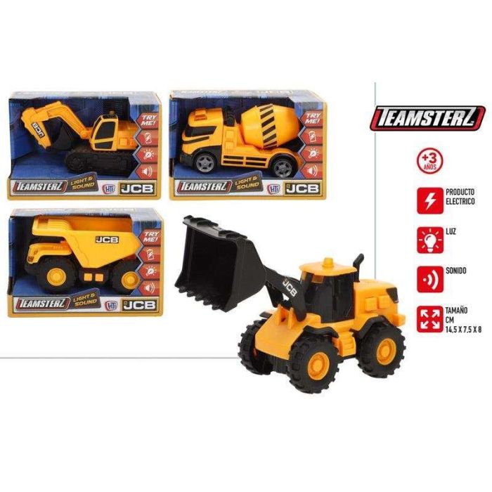 Vehiculo construcción obras publicas con luz y sonido. - modelos surtidos 1