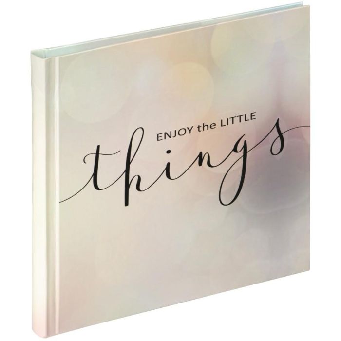 Hama Letterings Enjoy 18x18 30 páginas blancas Álbum de fotos Buchalbum 3893