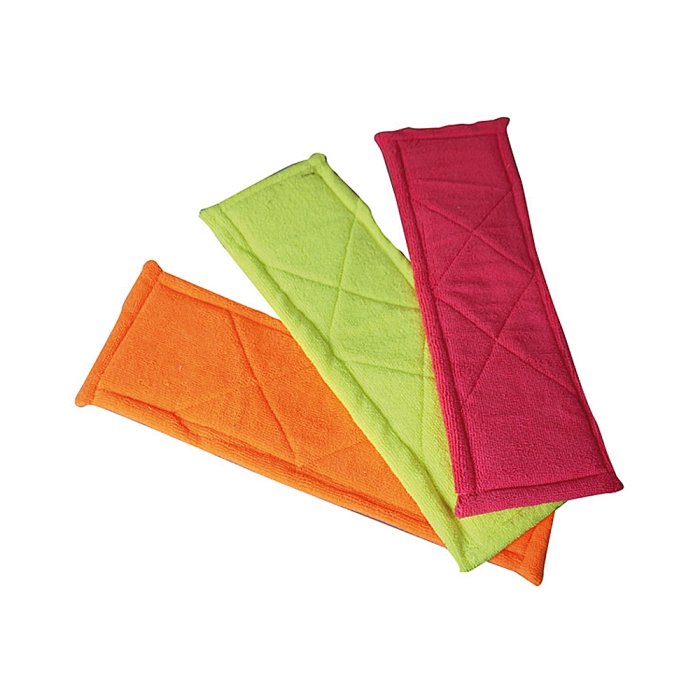 Blanca Recambio Mopa Microfibra 25 x 14 cm para Limpieza de Suelos, Multiusos, Absorción Grasa y Eliminación Polvo 1