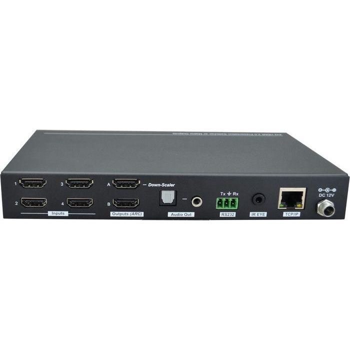 Vivolink HDMI 2.0 4x2, 4K@60Hz, 18Gbps, HDCP 2.2, SPDIF, 3.5mm, RS-232, 200x28.5x100 mm 7 Vivolink HDMI 2.0 4x2, 4K@60Hz, 18Gbps, HDCP 2.2, SPDIF, 3.5mm, RS-232, 200x28.5x100 mm 7