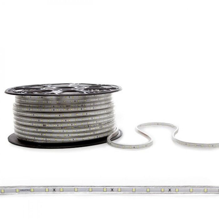 Tira de 60 LEDs/M 6W 360Lm 6000ºK SMD2835 220VAC IP65 x1M 40.000H  [HO283560220V5MM6LMCW]