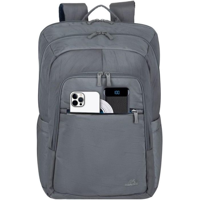 Rivacase Alpendorf 7569 Mochila urbana para portátil 17.3" gris de poliéster reciclado, resistente al agua 22 Rivacase Alpendorf 7569 Mochila urbana para portátil 17.3" gris de poliéster reciclado, resistente al agua 22