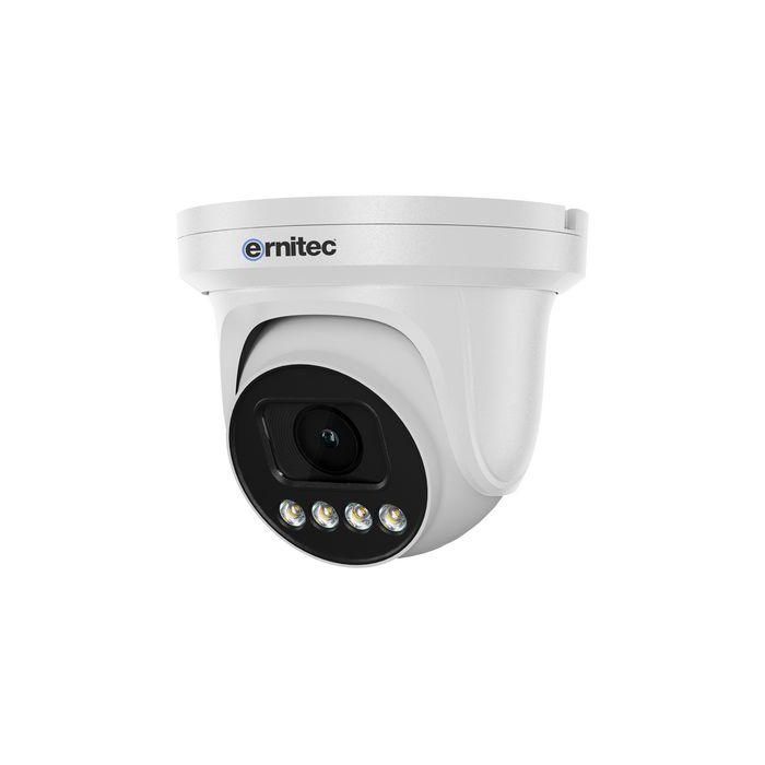 Ernitec Cámara de red Wolf Pro 5MP con lente vari-focal, IR 40m y micrófono integrado, ideal para seguridad exterior IP66