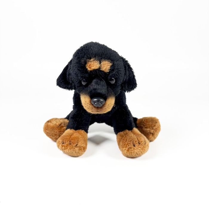 Peluche Rottweiler Sentado 12Cm 939D00256 Bocalan 2