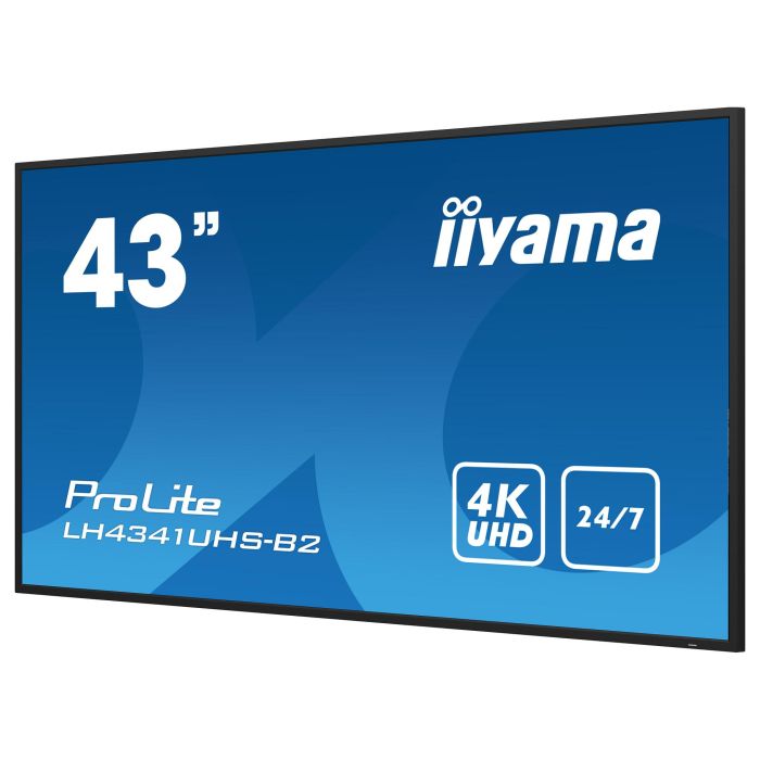 iiyama LH4341UHS-B2 43" 4K UHD IPS 500cd/m² Digital Signage Display 3840x2160 24/7