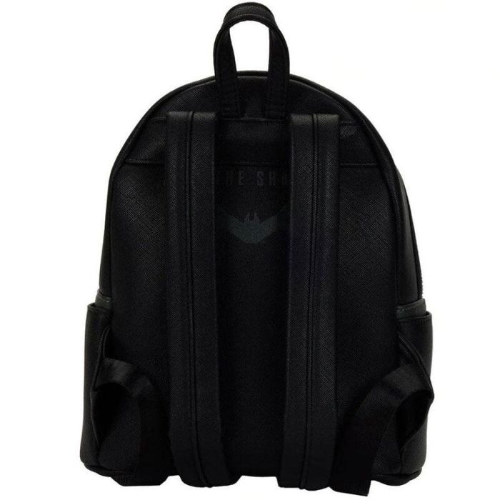 Loungefly Mini Mochila DC Comics Batman - Piel Sintética, Detalles Bordados 1 Loungefly Mini Mochila DC Comics Batman - Piel Sintética, Detalles Bordados 1